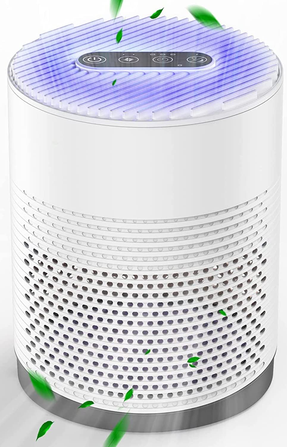 Air Purifiers   Air Filter Purifier for 99.97% Dust, Pollen, Mold Spores, Pets Hair, Asthma, Smoke, Sleep Mode and Night Light Air Purifiers for Bedroom Office Living Room
