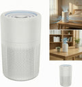 Quiet  Air Purifier for Bedroom with Aromatherapy Sink and  3-in-1 Filter 360 Degree Air Intake USB Desktop Cleaner for Pet Dander Smoke Dust