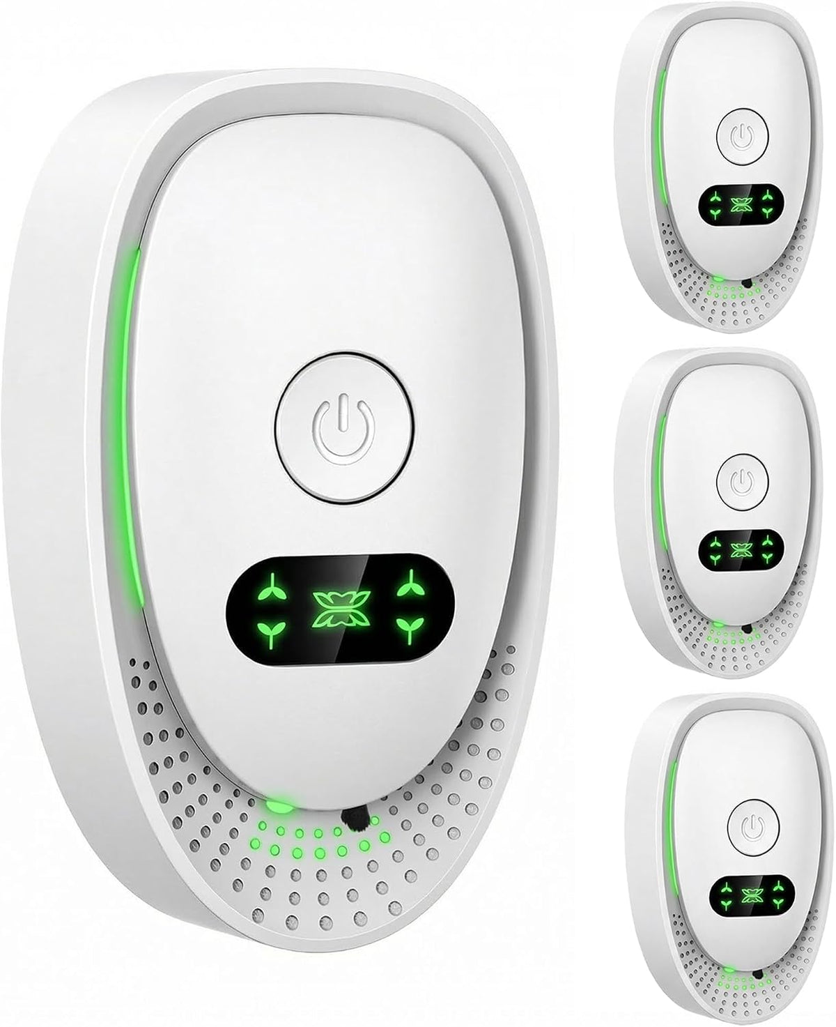 Plug In Air Purifier, 4 Pack Negative Ion Air Purifier, Quiet Mini Air Cleaner for Home, Bedroom, Office, Pet & Smoke Odor Removal